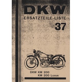 ETL Nr. 37 DKW KM 200 / KM 200 Luxus
