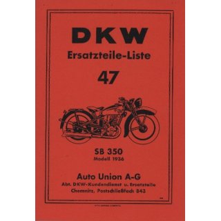 ETL Nr. 47 DKW SB 350  Modell 1936
