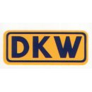 Wasserabziehbild DKW WZK blau-gelb klein