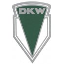 Wasserabziehbild DKW gr&uuml;n-wei&szlig;, gro&szlig;...