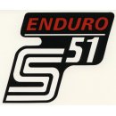 Wasserabziehbild S 51 Enduro Seitendeckel
